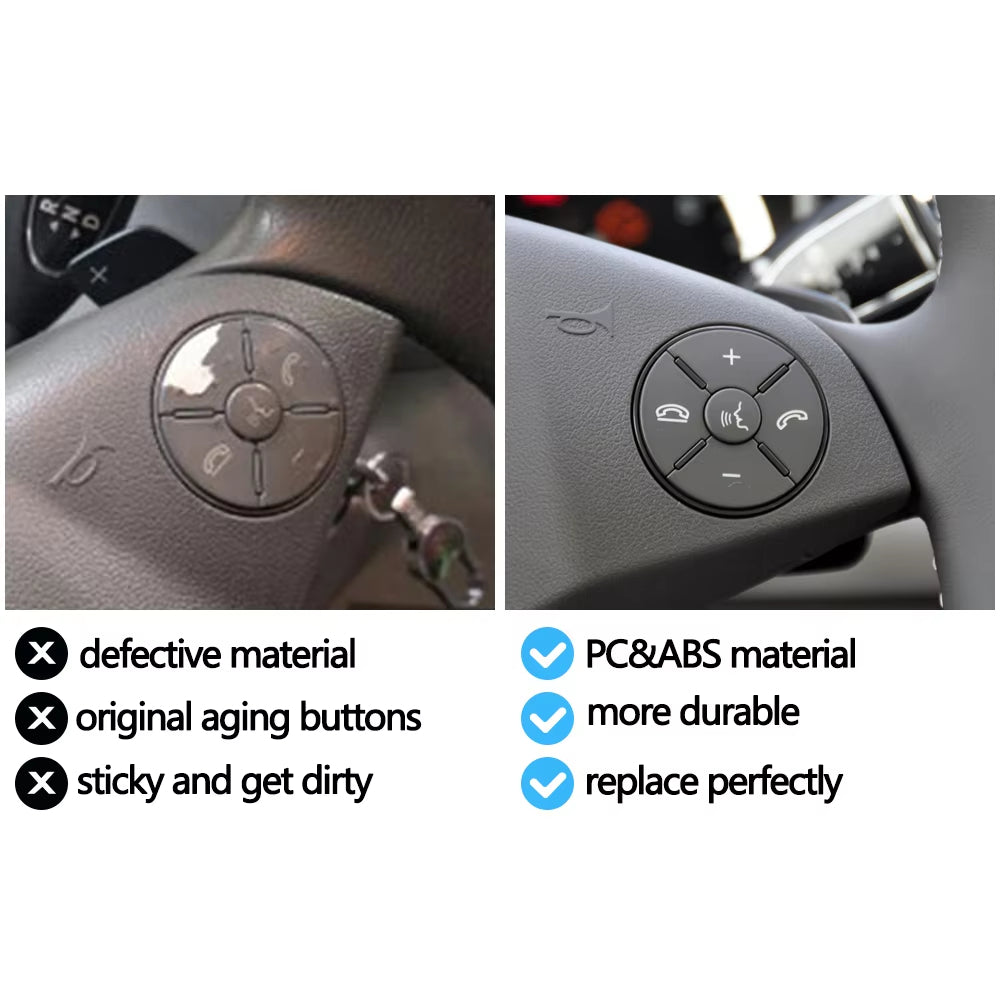 W251 W164 Car Left Right Multi-function Steering Wheel Button Kit Phone Voice Control Keys For Benz W219 W230 W171 1648700558
