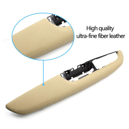 LHD Front Left Interior Door Handle Armrest Outer Frame Panel Replacement For BMW X5 X6 E70 E71 E72 2007-2013