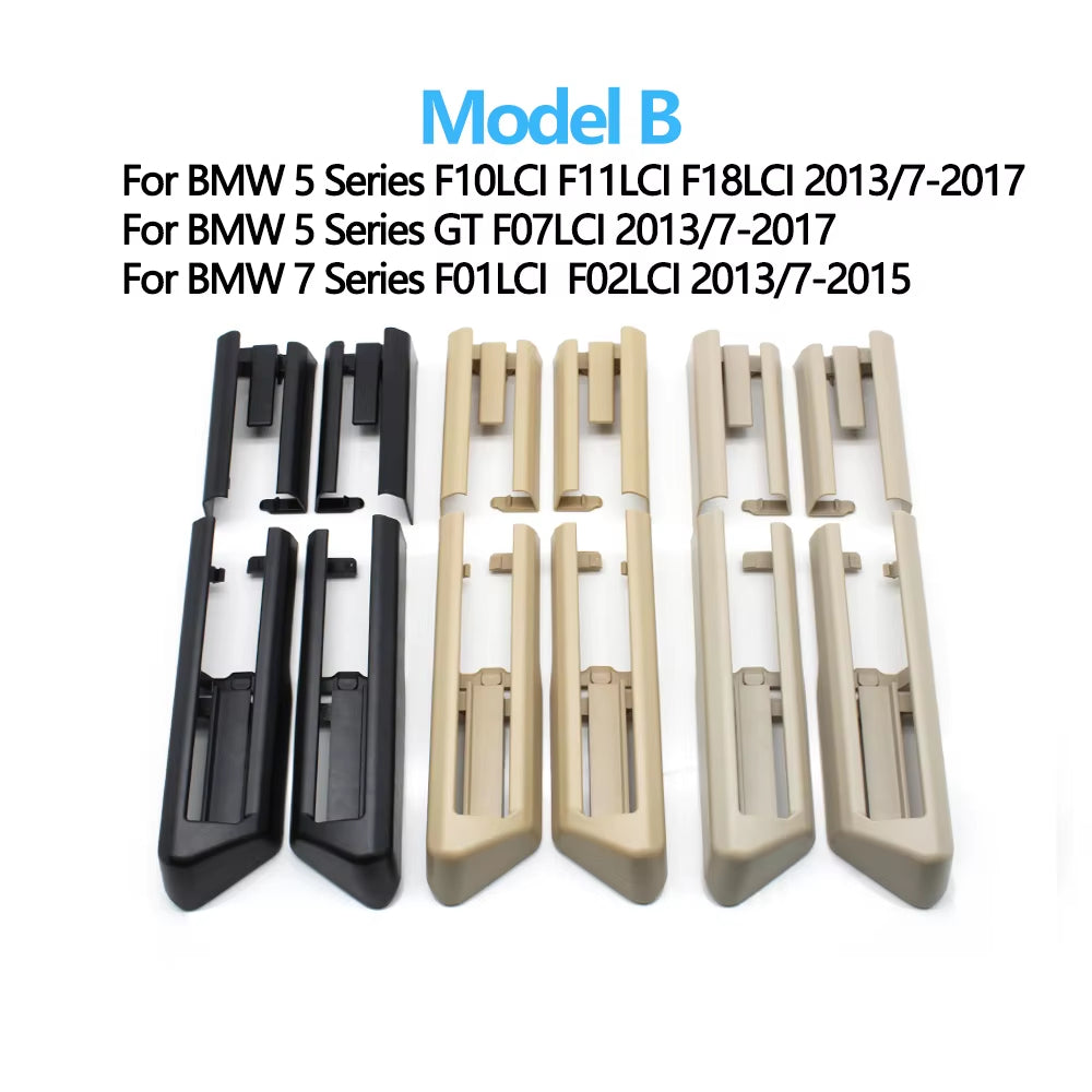 4pcs Set Car Seat Sliding Track Bonnet Rail Trim Cover For BMW 5 7 Series F10 F11 F01 F02 520 523 525 528 530 730 740 750 760