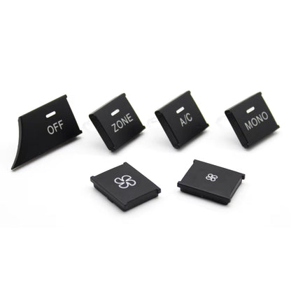 Front Console AC Heater Climate Control Switch Button Covers Replacement For Mercedes BENZ C GLK Class W204 X204 C300 C350 C63