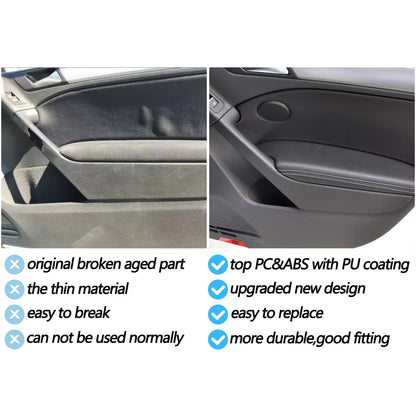 Car Interior Door Left Right Pull Handle Cover Trim For Volkswagen VW Golf 6 Two-Doors Station Wagon 2009-2013