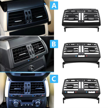 LHD RHD Front Central Left Right Rear Air Conditioning AC Vent Grille Outlet Cover For BMW X5 X6 E70 E71 E72 2007-2013