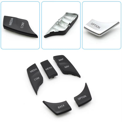 Car Central Console CIC IDrive Multimedia Control Button Cover Trim For BMW 5 6 7 X3 X4 G30 G31 F90 G32 G11 G12 G01 G02 F97 F98