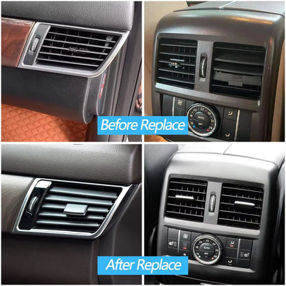 2/4PCS Car Front Rear AC Vent Outlet Grille Slide Clip Repair Kit For Mercedes Benz W166 W292 ML350 GL450 M ML GLE GLS