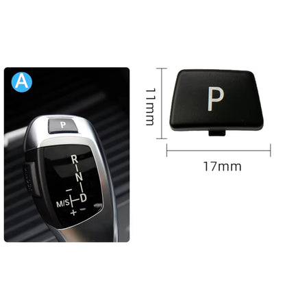 Car Gear Shift Lever Auto Parking P Button Cap Cover Replacement For For BMW 3 5 7 X3 X4 X5 X6 Series E90 F30 F10 F01 F25