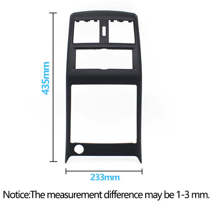 Car Rear Center Console Air Conditioning Air Vent Outlet Surface Frame Cover Trim For Mercedes Benz ML GL GLE GLS W166 W292