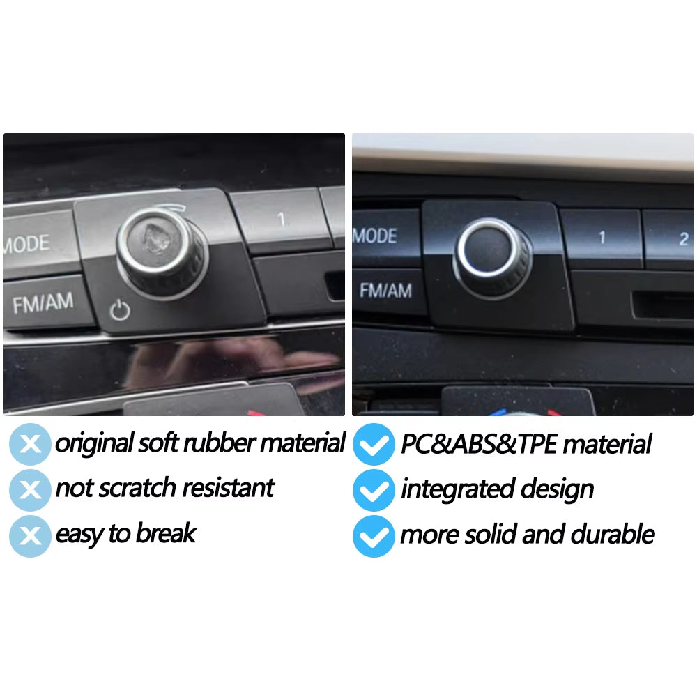 AC Heater Climate Control Switch AC Button Radio Volume Knob Cap For BMW 1 2 3 4 M4 Series F20 F21 F22 F87 F30 F31 F34 F32 F36