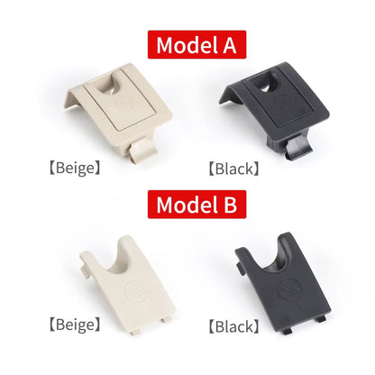 Car Rear Child Seat Anchor Slot Trim Cover Button Black Isofix For Toyota Camry 2017 - 2024 Daihatsu Altis Avalon 2019 - 2022