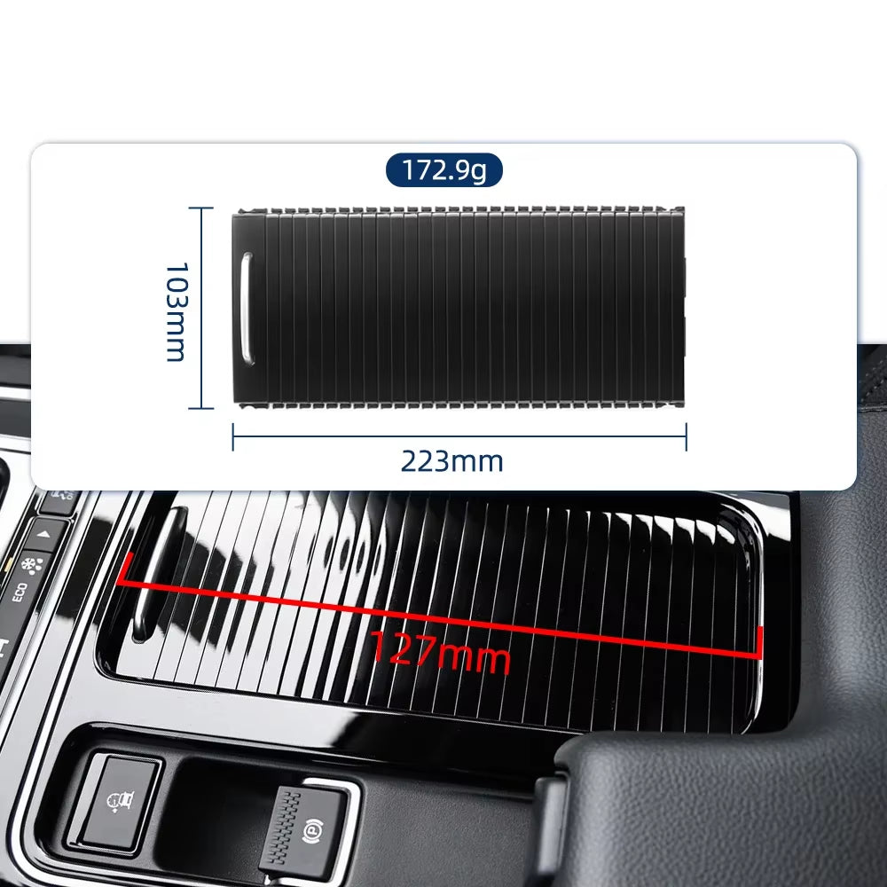T2H3071 For Jarguar Land Rover Water Cup Holder Cover Curtain Sliding Roller Blind Shutter 2016-2019XF 2018-2019XE
