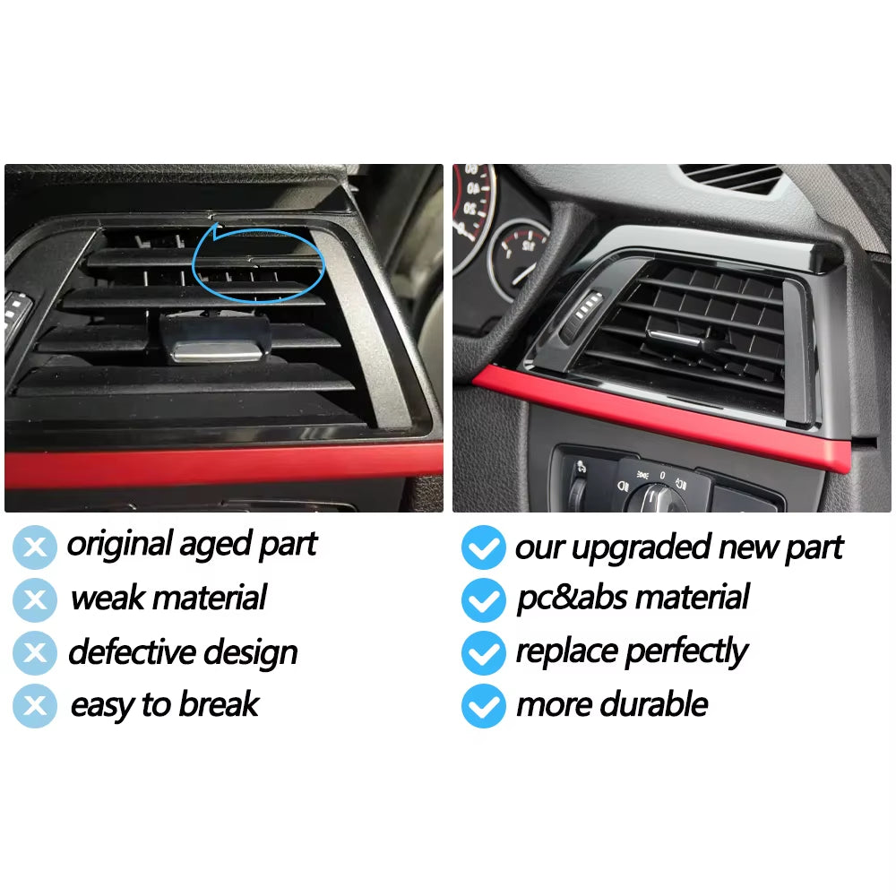 RHD Car Right Air Conditioning AC Vent Grill Outlet Panel Frame Cover For BMW 3 4 Series F30 F31 F34 F35 F32 F33 F36 F82 F83