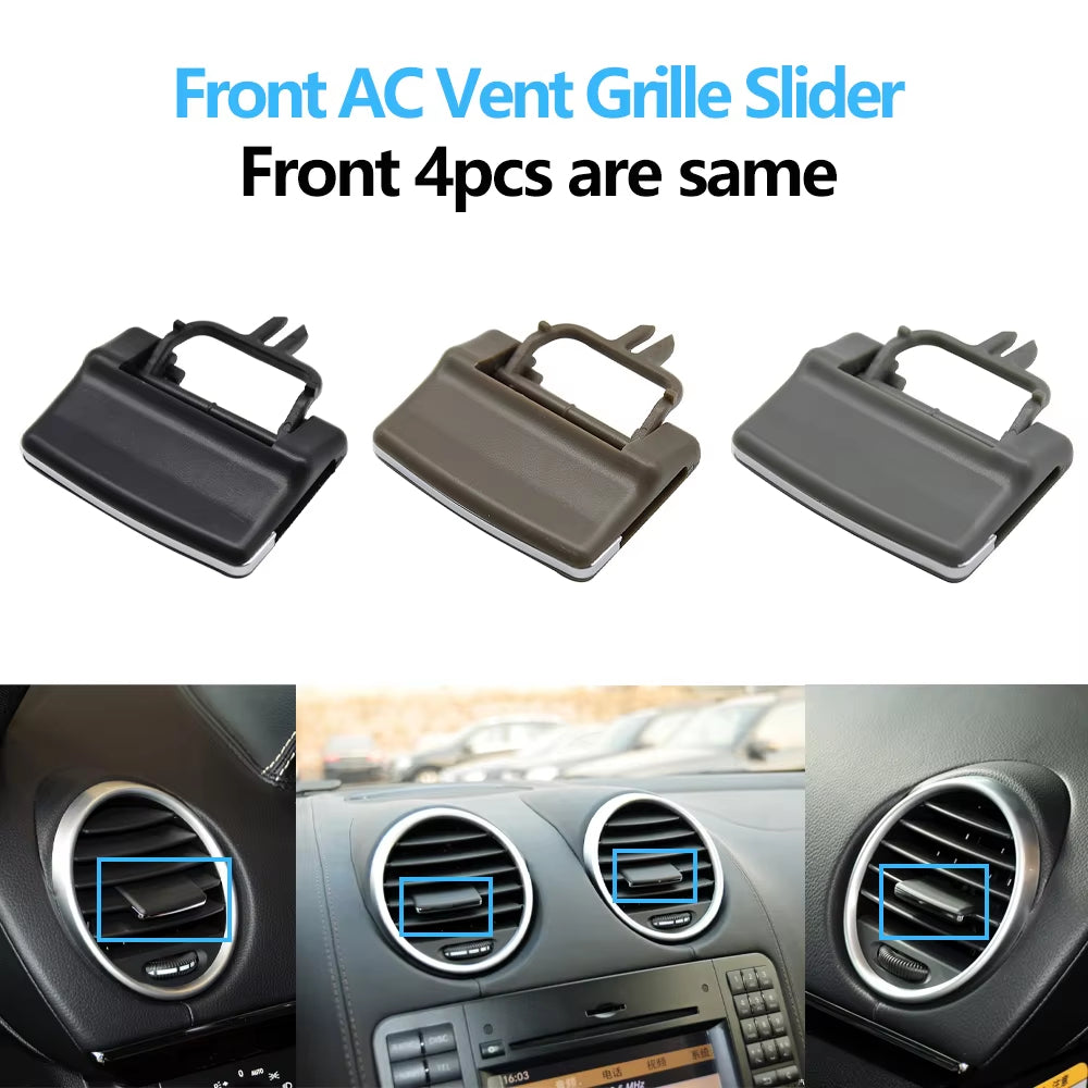Car Front Air Conditioning AC Vent Outlet Tab Clip Repair Kit For Mercedes Benz W164 ML GL 300 350 450 500 2007-2011