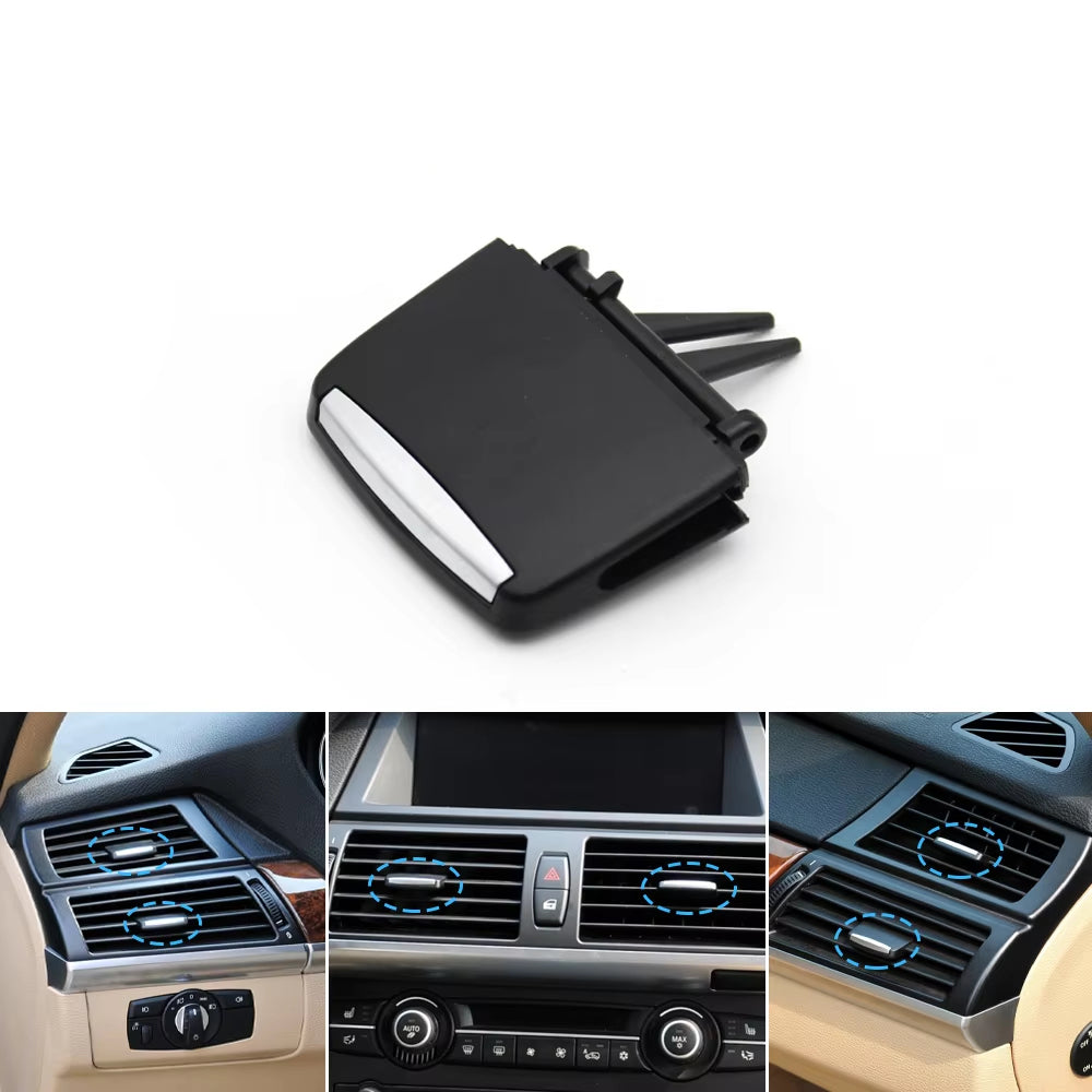 Car Front Rear Air Conditioning AC Vent Grille Slider Tab Clip Repair Kit For BMW X5 X6 E70 E71 64229220101