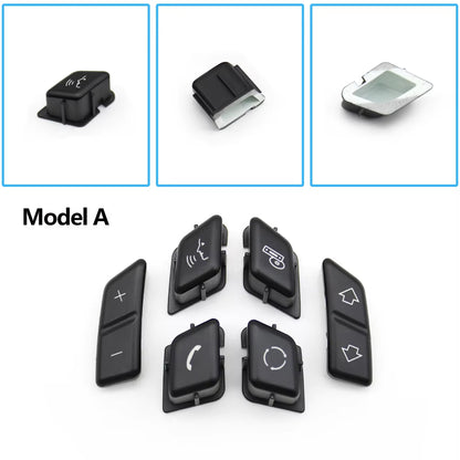 Car Steering Wheel Button Control Switch Cover Replacement For BMW 3 Series X1 E90 E91 E92 E93 E84 61316959893 61316959894