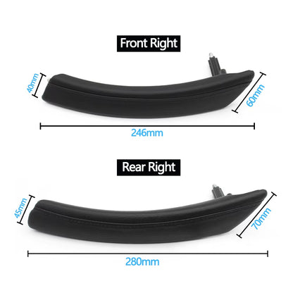 LHD RHD Car Interior Front Rear Left Right Door Inside Handle Assembly For BMW 5 Series E60 E61 2006 2007 2008 2009 2010