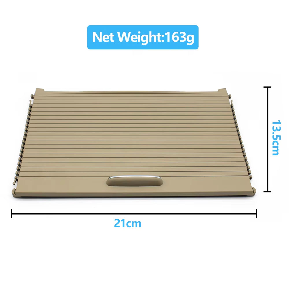 Car Rear Drink Cup Holder Cover Tray Sliding Roller Blind For Mercedes Benz C E Class W204 W207 Coupe C180 C250 E500 E350