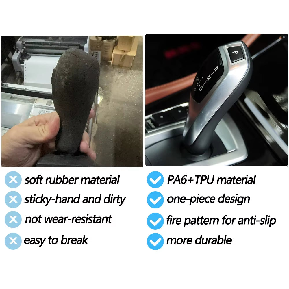 Car Gear Lever Shift Knob Rear Cover Trim For BMW 1 2 3 4 5 7 Series F20 F21 F22 F30 F31 F34 F35 F10 F11 F07 F01 F02 F25 F26