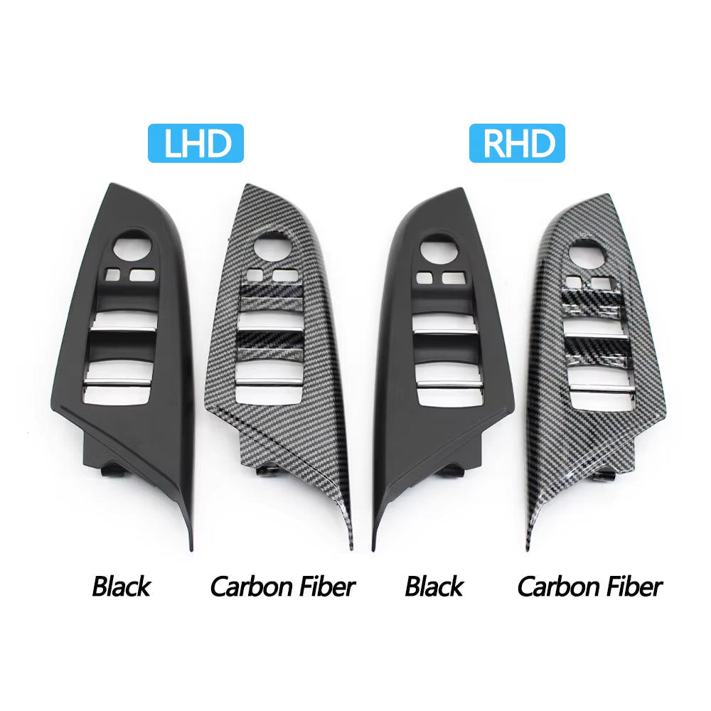 LHD RHD Car Front Rear Door Window Lift Switch Cover Trim Outer Frame Replacement For BMW X3 F25 2011-2017
