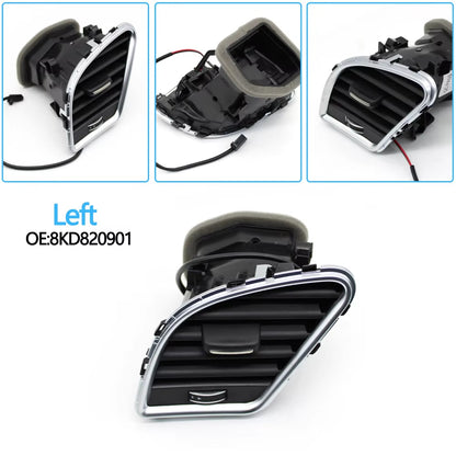 LHD Car Front Dashboard Middle Left Right AC Vent Outlet Grille Assembly For Audi A4 B8 A5 2009-2016 8KD820901,8KD820902