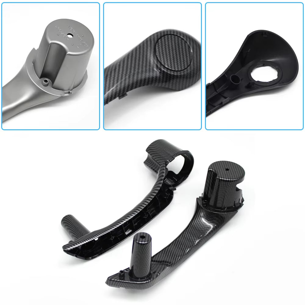 2PCS LHD Car Interior Door Front Left Right Pull Grab Inner Handle Outer Cover For Renault Koleos I 2008-2016