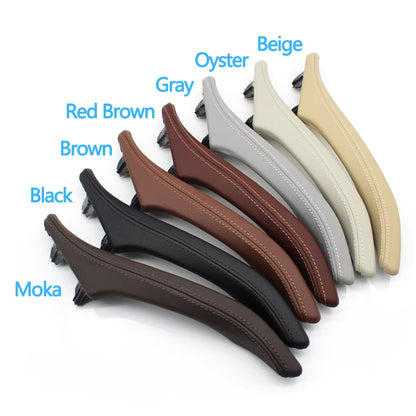 Left Right Interior Passenger Door Leather Pull Handle Assembly For BMW 5 Series F10 F11 F18 520i 523i 525i 528i 535i