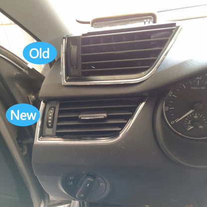 Car Front Rear Dashboard Air Vent AC Vent Grille Assembly For Skoda Octavia 3 A7 5E MK3 2015-2021 5E0820951,5E0819702,5ED819203