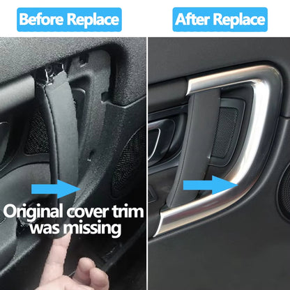 Left Right Car Interior Door Pull Handle Cover Trim Replacement for Land Rover Discovery Sport 2015-2019
