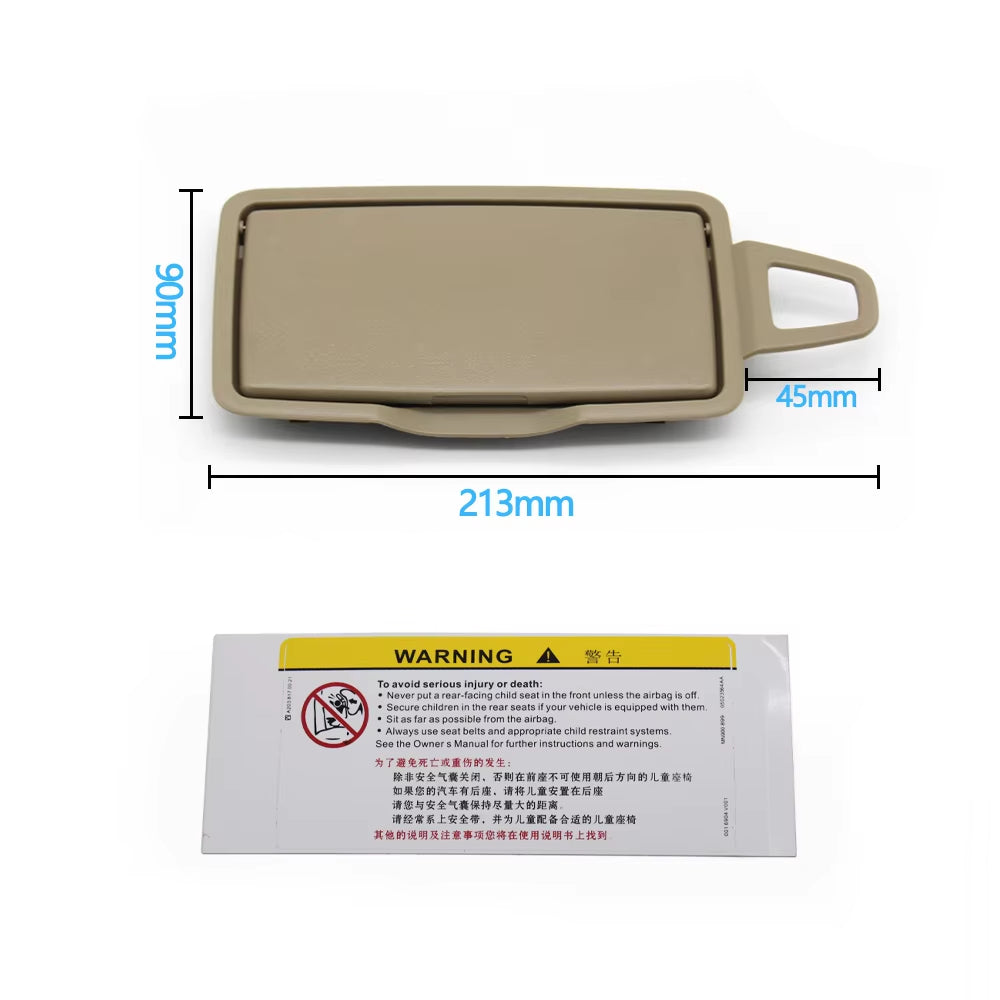 W166 W292 Car Sun Shade Visor Makeup Cosmetic Mirror Cover For Mercedes Benz ML GL GLE GLS Class ML300 ML350 ML400 GL350 GL400