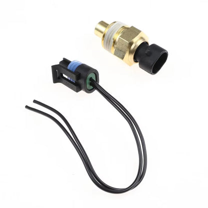 New 5055401 Q21-1002 Temp Temperature Sending Sensor With Plug For Peterbilt 379 Kenworth T600 T660 T800 Q211002 505-5401