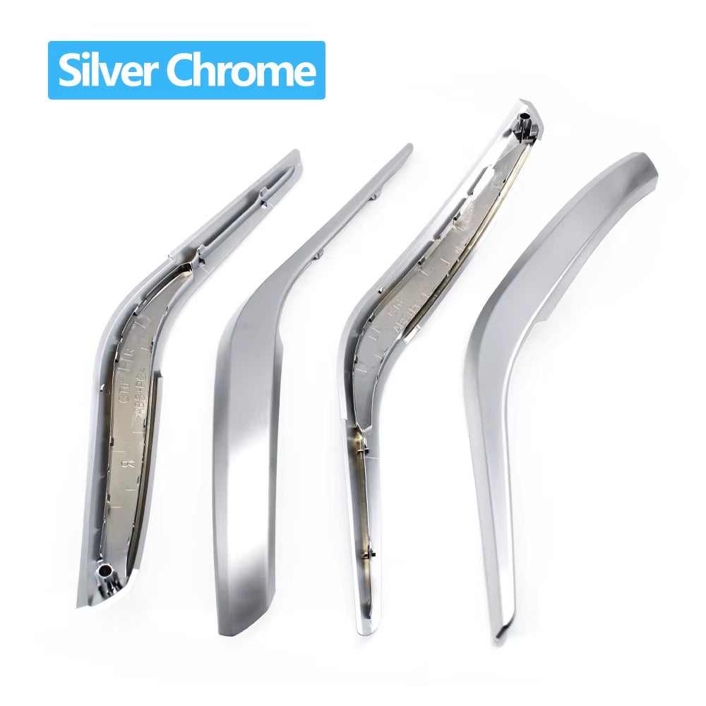 4PCS Set Car Interior Door Front Rear Left Right Pull Handle Outer Cover Trim For BMW X1 E84 2010-2016
