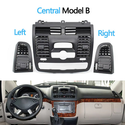 Car Left Right Central Air Vent Outlet Cover For Mercedes Benz Vito Viano W636 W639 2004 2005 2006 2007 2008 2009 2010-2015