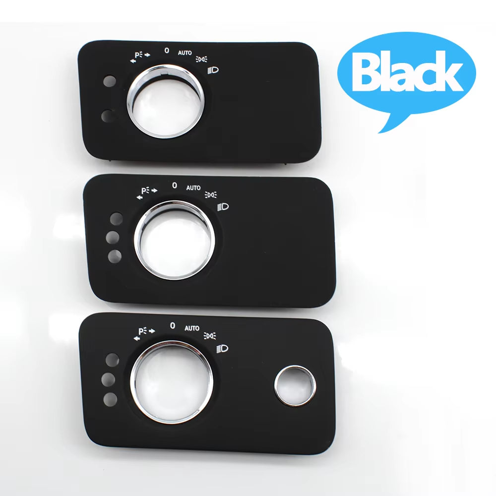 Car Interior Door Headlight Switch Panel Cover Trim Replacement For Mercedes Benz W219 CLS Class 300 350 500 2007-2009