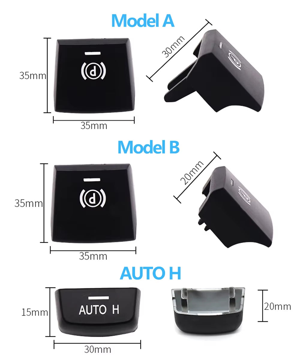 Electronic Parking Brake Switch Auto P Button Switch Cover For BMW 5 6 7 X3 X4 X5 X6 M5 Series F01 F02 F10 F12 F15 F16 F25 F26
