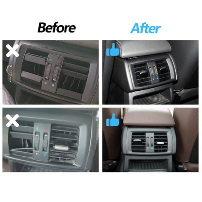 Car Rear AC Fresh Air Conditioning Vent Grille Cover Outlet Assembly Or Panel For BMW X3 X4 F25 F26 2011-2018 64229200888