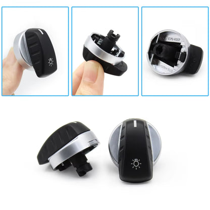 Car Head Lamp Headlight Rotary Switch Knob Button For BMW X5 X6 Z4 E70 E71 E72 E89 2007-2013