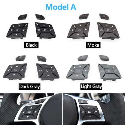 W204 Car Steering Wheel Switch Multi-functional Button For Mercedes BENZ C E A GLK Class X204 W212 W156 W246 W207 W117 W218