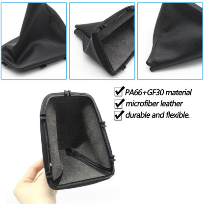 Automatic Car Leather Gear Shift Knob Lever Gaitor Boot Cover Frame For BMW 3 Series E90 E91 E92 E93 2005-2011 25167592028
