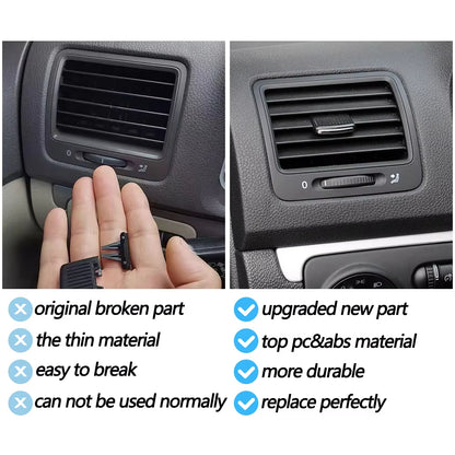 1/2/4PCS Car Front Rear Air Vent Grille AC Tab Clip Slider Repair Kit For Volkswagen Golf 5 Sagitar Jetta 1KD819703
