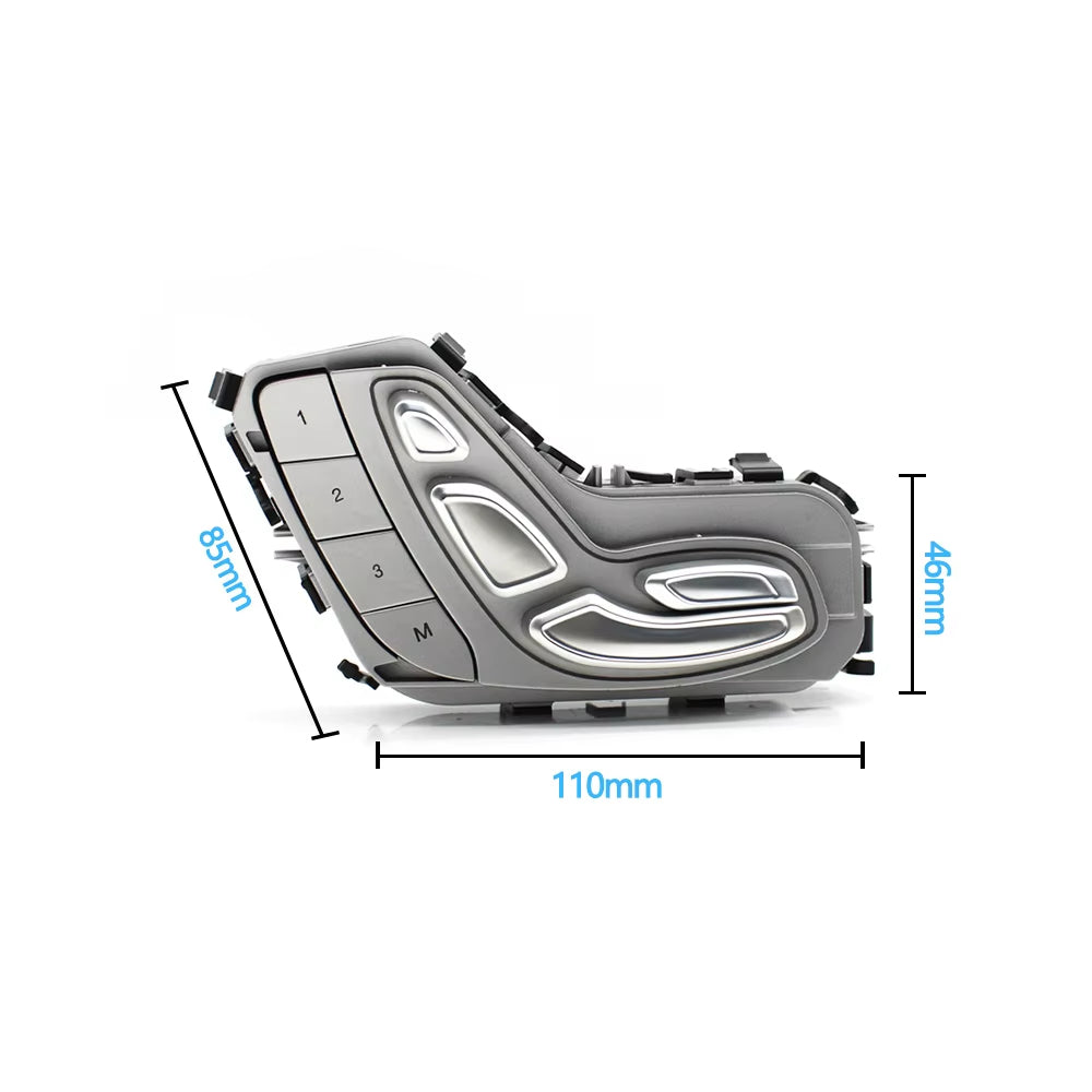 Car Front Seat Backrest Headrest Adjust Switch Memory Button For Benz C E GLC CLS EQC Class W205 W253 W213 W257 W293 2139059803
