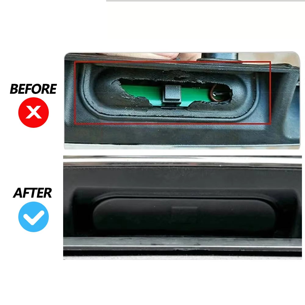 Car Rear Bumper Trunk Door Tailgate Handle Switch Rubber Cover For BMW MINI Hatchback Convertible Coupe R53 R56 R57 R58 R59