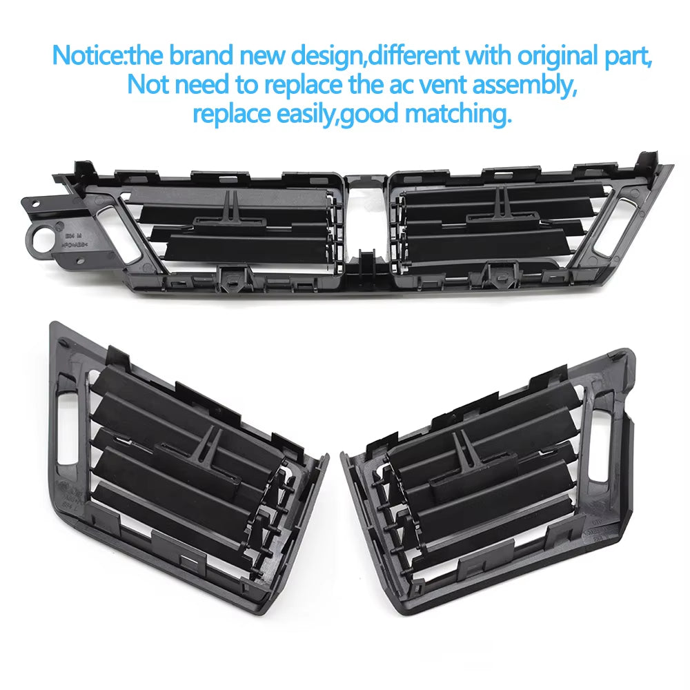LHD RHD Front Dash Air Conditioning AC Vent Grille Outlet Panel Replacement For BMW X1 E84 2010 2011 2012 2013 2014 2015