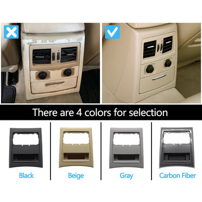 Upgraded Rear Air Conditioning AC Vent Grille Outer Frame Ashtray Cover Trim Replacement For BMW 3 Series E90 E91 2005-2012