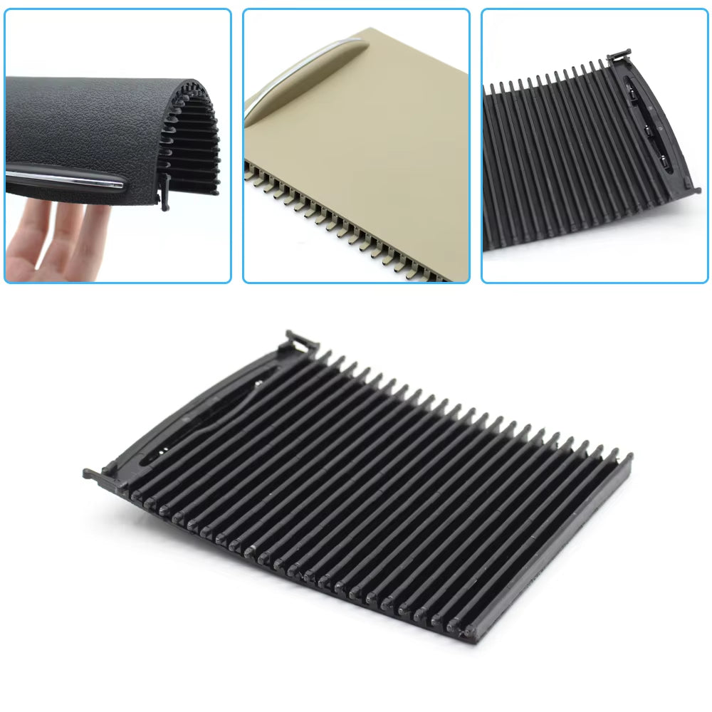 Car Center Console Sliding Shutter Cup Holder Water Cup Holder Panel Roller Cover For Mercedes Benz C Class W203 2000-2007