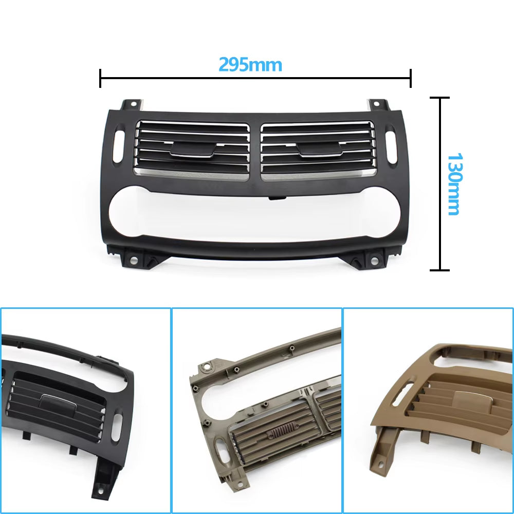 Front Dashboard Air Conditioning AC Vent Grille Panel Cover For Mercedes Benz E Class W211 2003-2008 E200 E230 E260 E2800 E350