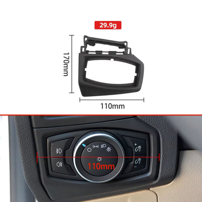 Headlight Switch Frame For Ford Focus AUTO Interior Accessories For Focus Car Front Dashboard Lamp Switch Cover Trim 2012-2018
