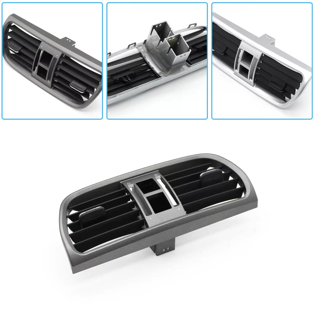 Gray Silver Car Left Right Center Air Vent Grille AC Vent Oulet Cover Panel For Porsche 911 Carrera Targa GT2 GT3 997 2004-2011