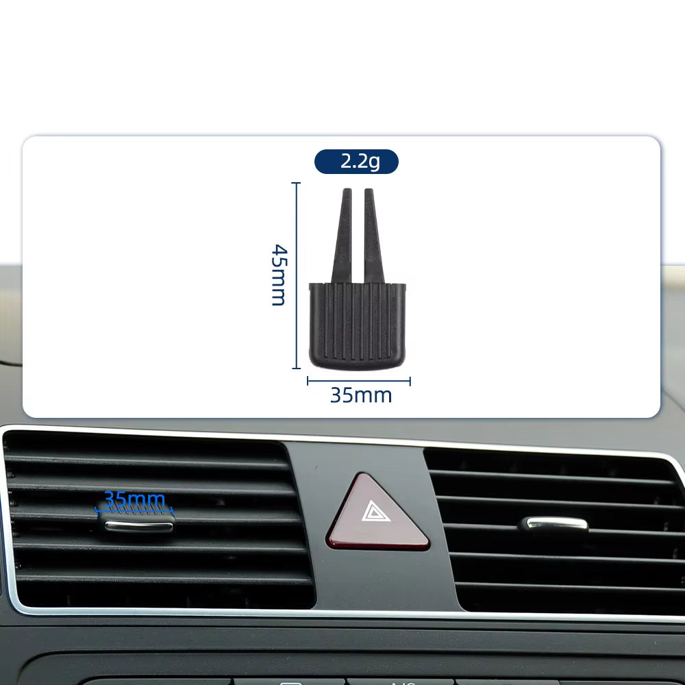 Car Front A/C Air Conditioning Vent Outlet Tab Clip Repair Kit For VW Touran 2005-2015 Auto Interior Accessories 1TD819703A