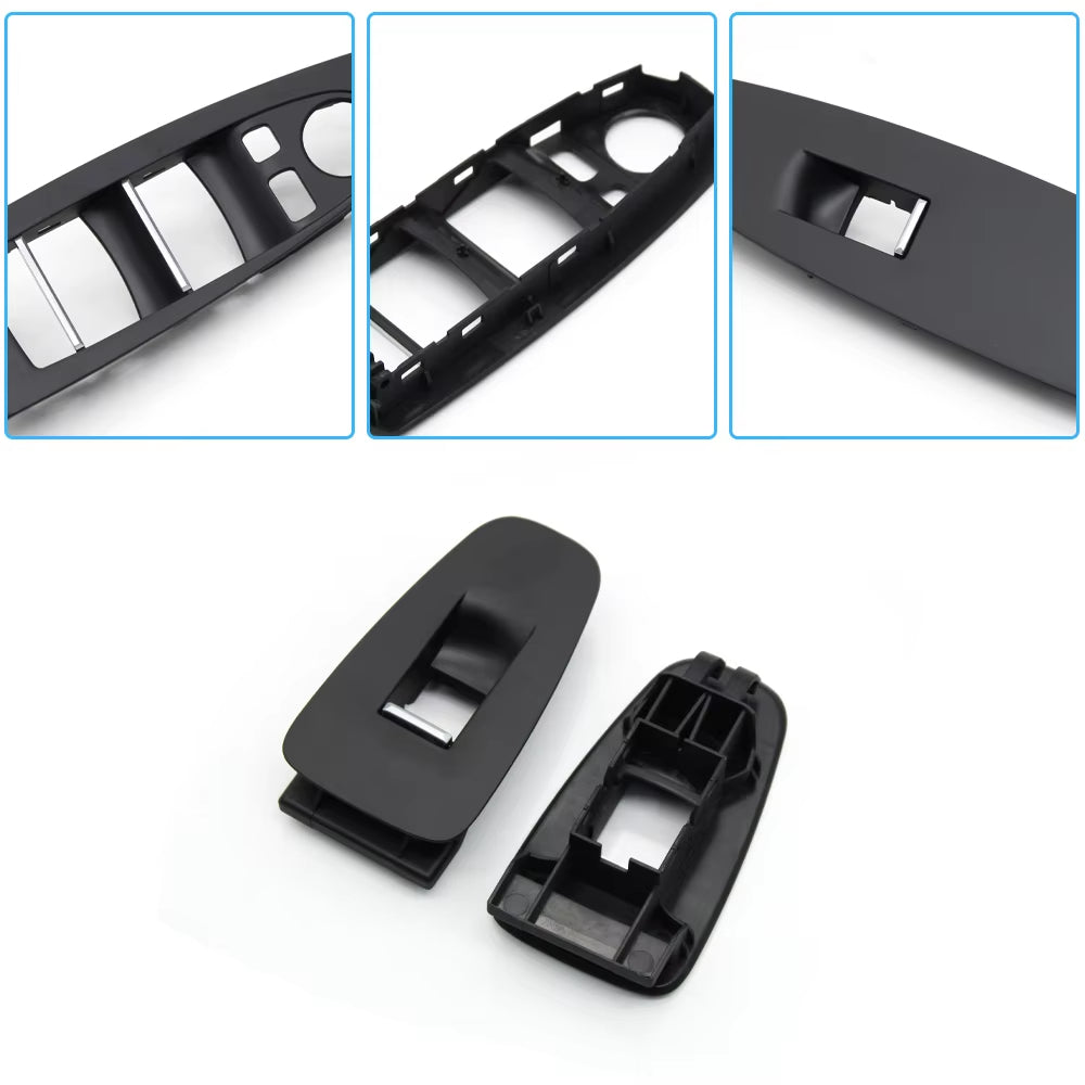 LHD RHD Car Interior Front Rear Left Right Door Window Switch Cover Armrest Panel For BMW 5GT Gran Turismo F07 2010-2017