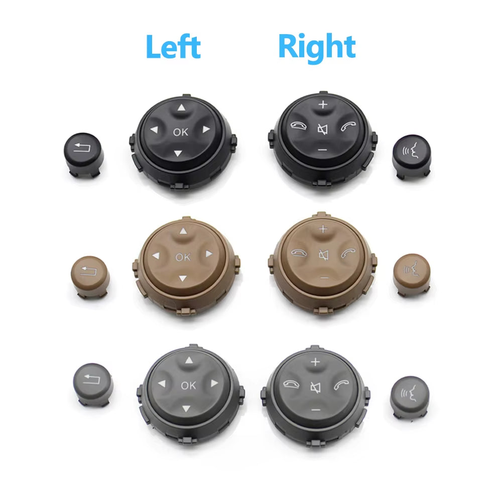 Car Multi-function Steering Wheel Push Button Cover For Benz W221 W216 S CL Class S280 S300 S350 S400 S600 2006-2009