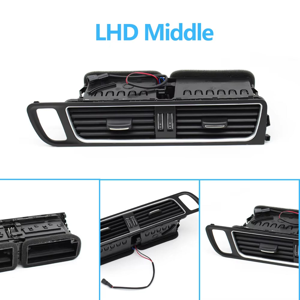 LHD Car Front Dashboard Middle Left Right AC Vent Outlet Grille Assembly For Audi Q5 2009-2018 8R1820951 8R1820901 8R1820902