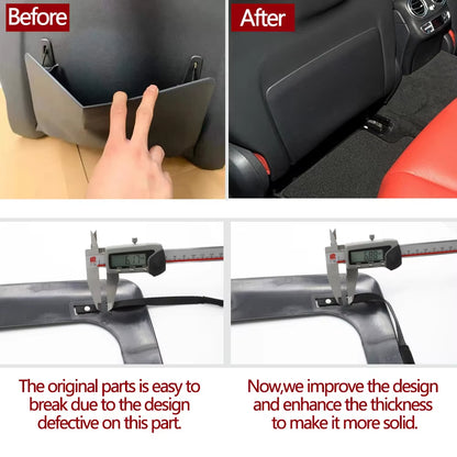 Car Seat Backrest Leather Pocket Cover Replacement For BENZ W205 W213 W253 W257 C300 C350 E300 E320 GLC200 GLC300 CLS300 CLS350